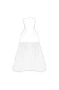 【VOL.11 2nd delivery】POTTERY HS LUCENT STRAPLESS DRESS sold by CFCL Womens