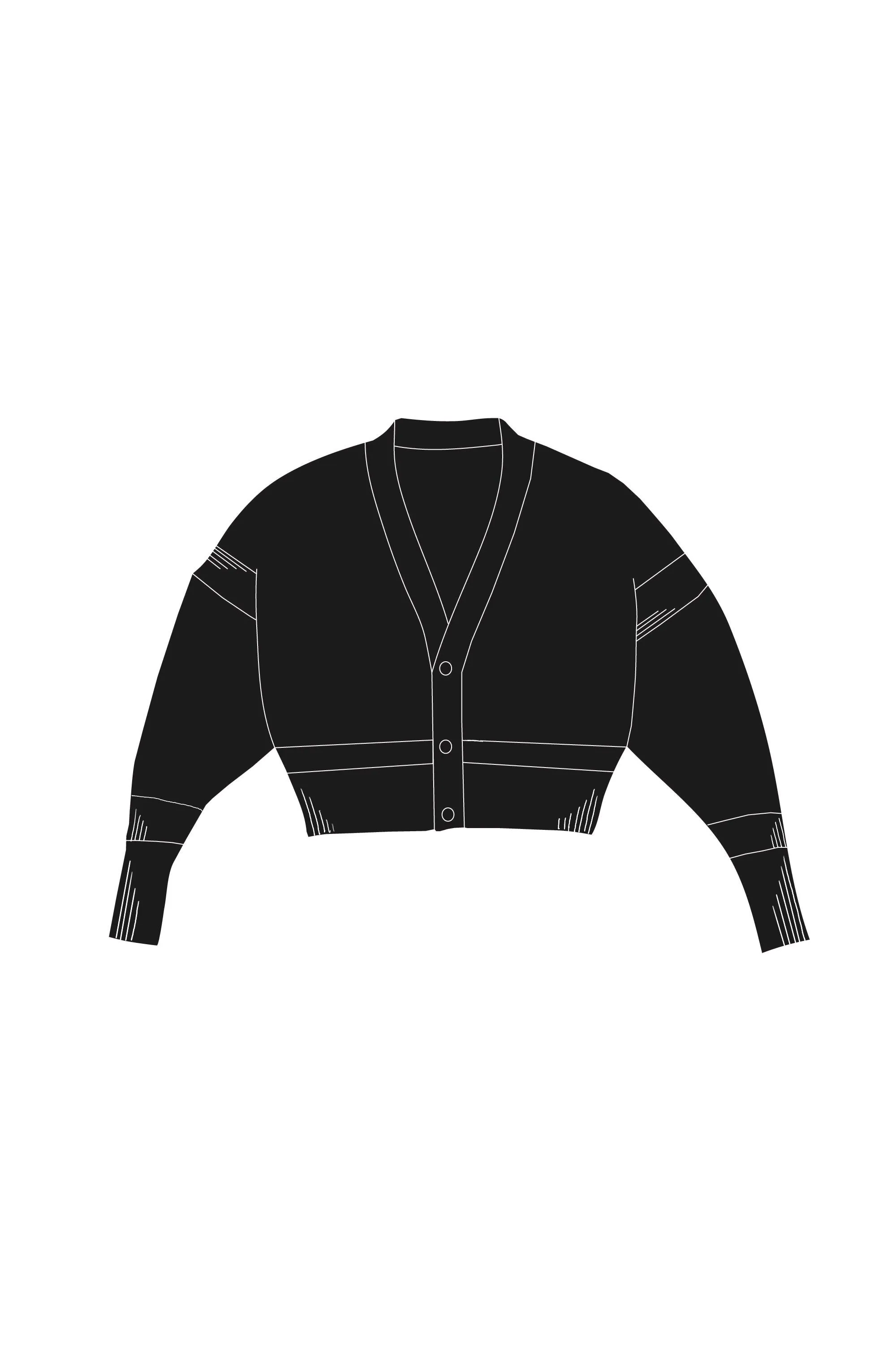 【VOL.11 2nd delivery】TC GARTER LUCENT CROPPED CARDIGAN sold by CFCL Womens product image thumbnail 3