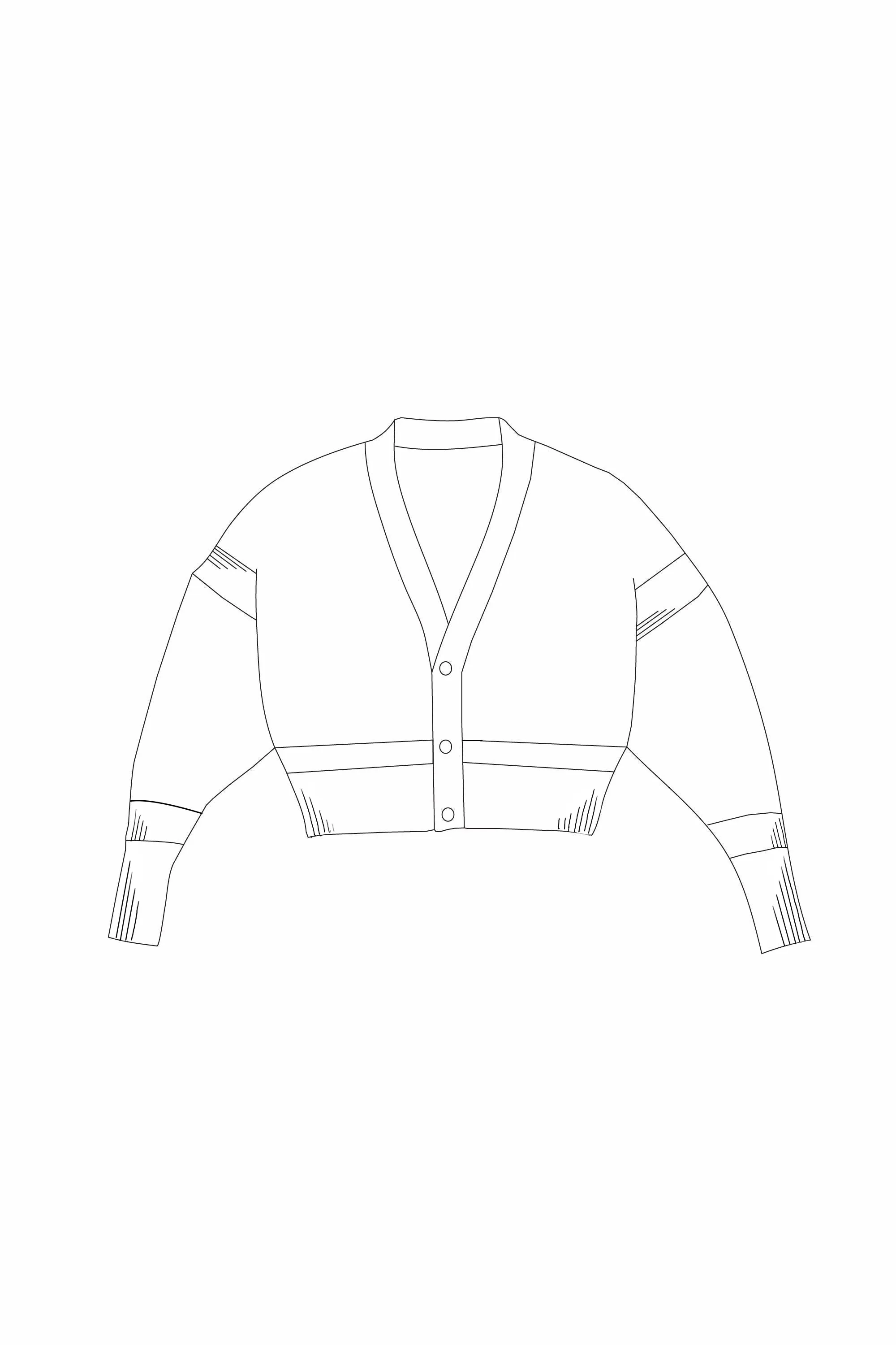 【VOL.11 2nd delivery】TC GARTER LUCENT CROPPED CARDIGAN sold by CFCL Womens product image thumbnail 2