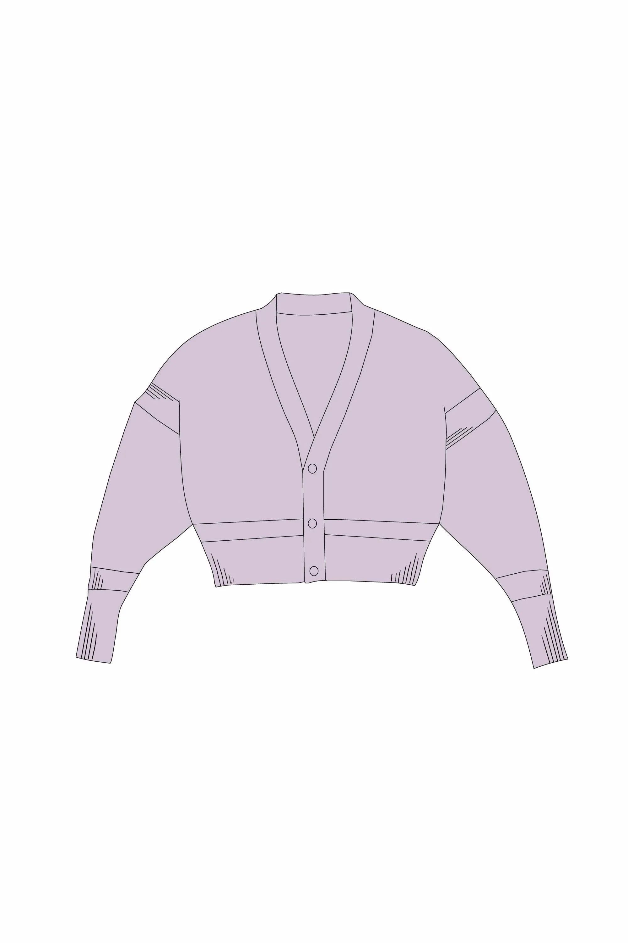 【VOL.11 2nd delivery】TC GARTER LUCENT CROPPED CARDIGAN sold by CFCL Womens