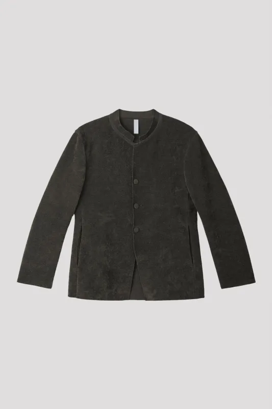 MILAN RIB VELVET STAND-UP COLLAR JACKET sold by CFCL Womens