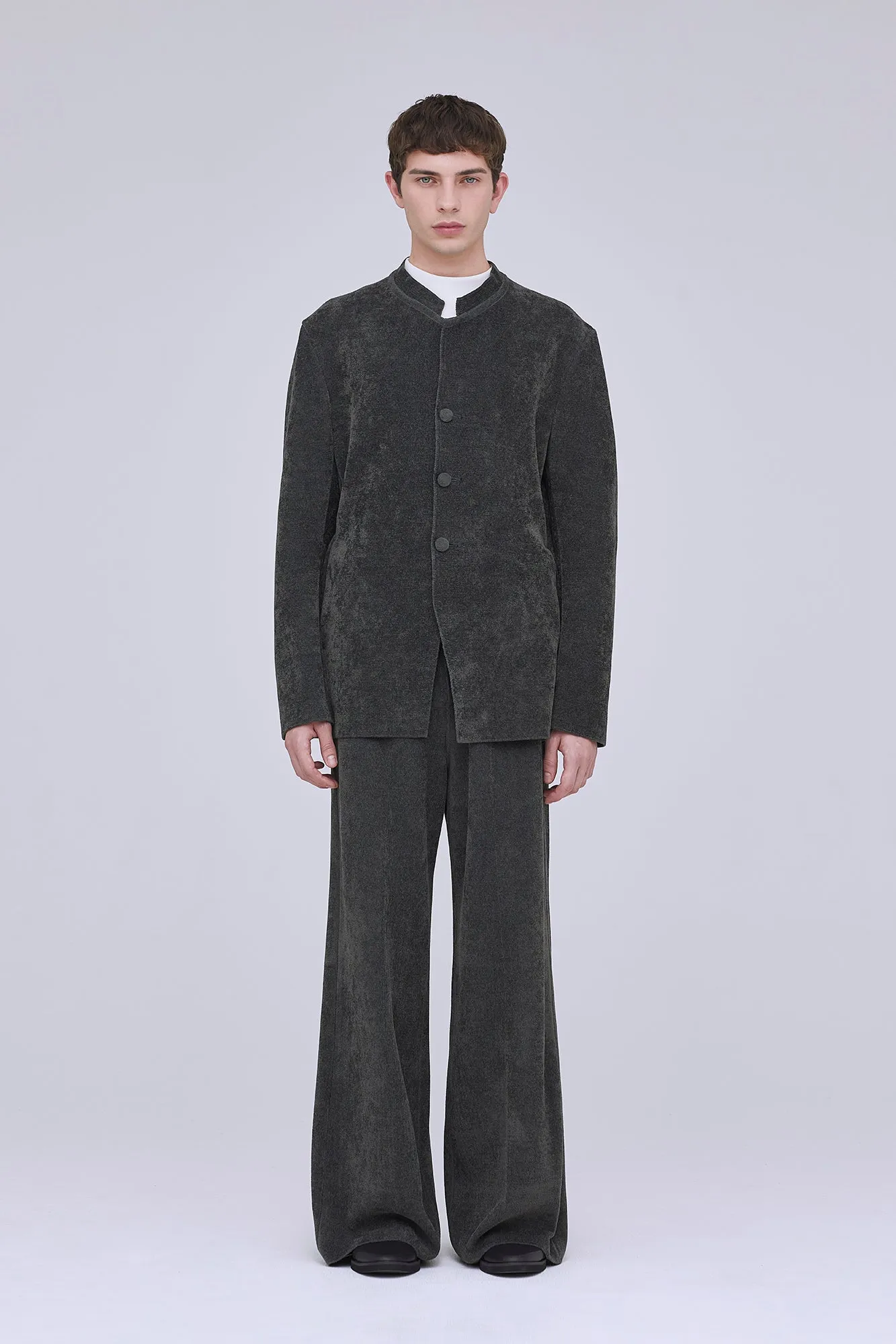 MILAN RIB VELVET STAND-UP COLLAR JACKET sold by CFCL Womens product image thumbnail 5