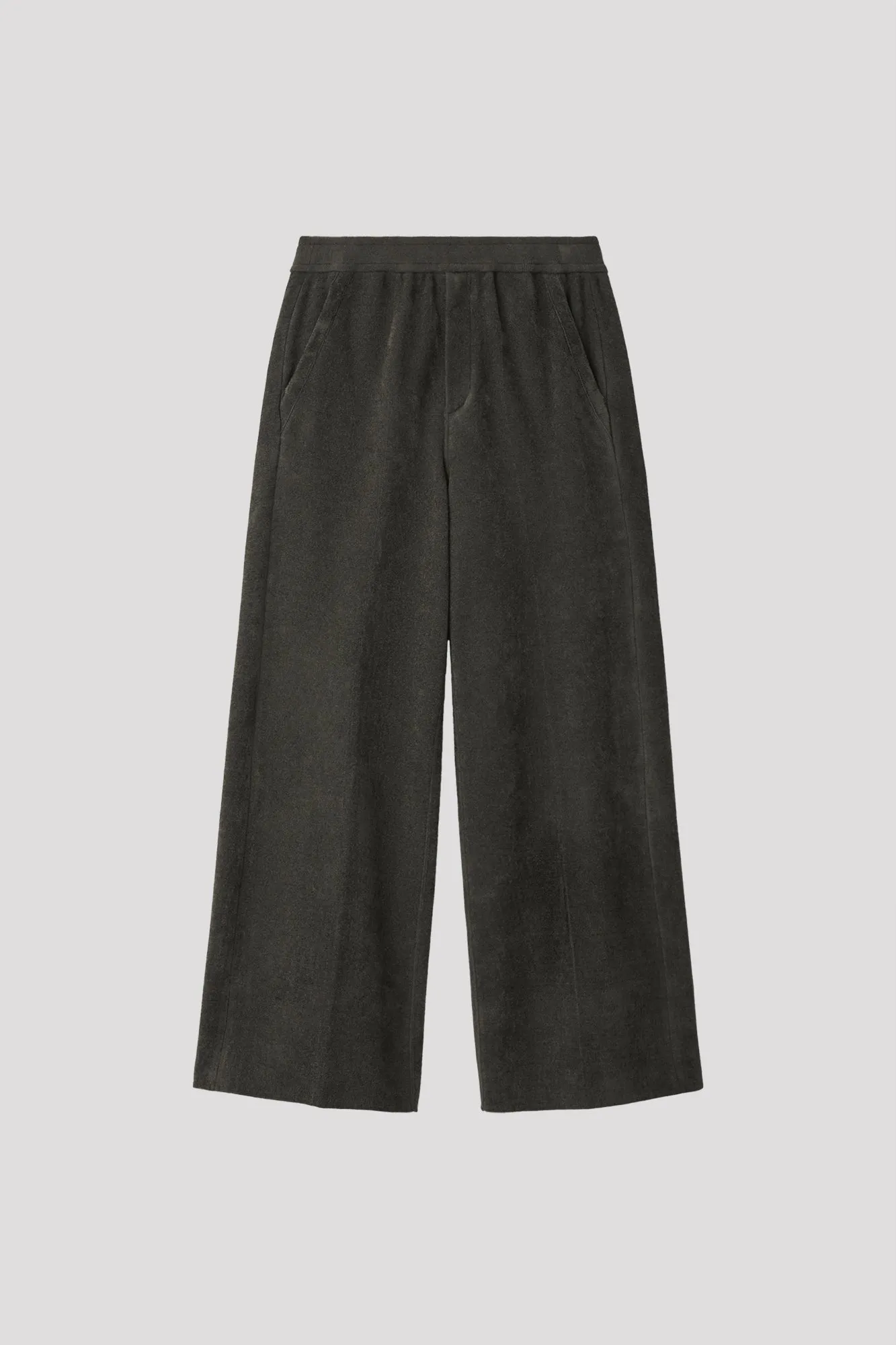 MILAN RIB VELVET WIDE STRAIGHT PANTS sold by CFCL Womens