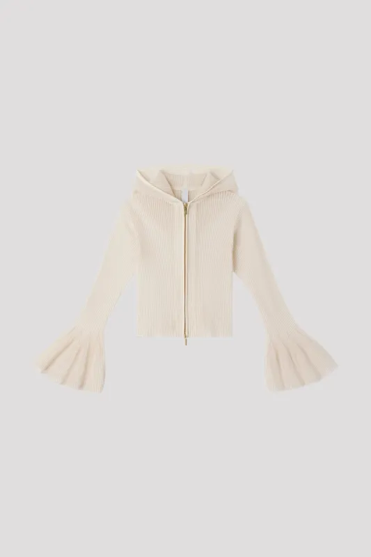 HYPHA LUCENT GLITTER HOODIE JACKET made by CFCL Womens