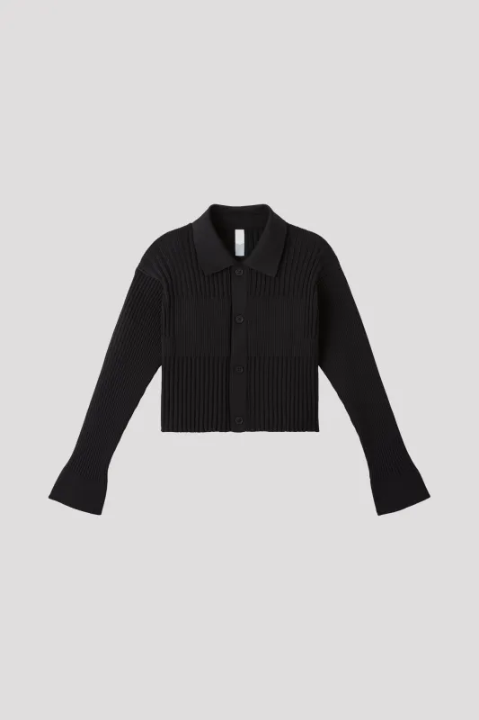 FLUTED CROPPED SHIRT CARDIGAN sold by CFCL Womens