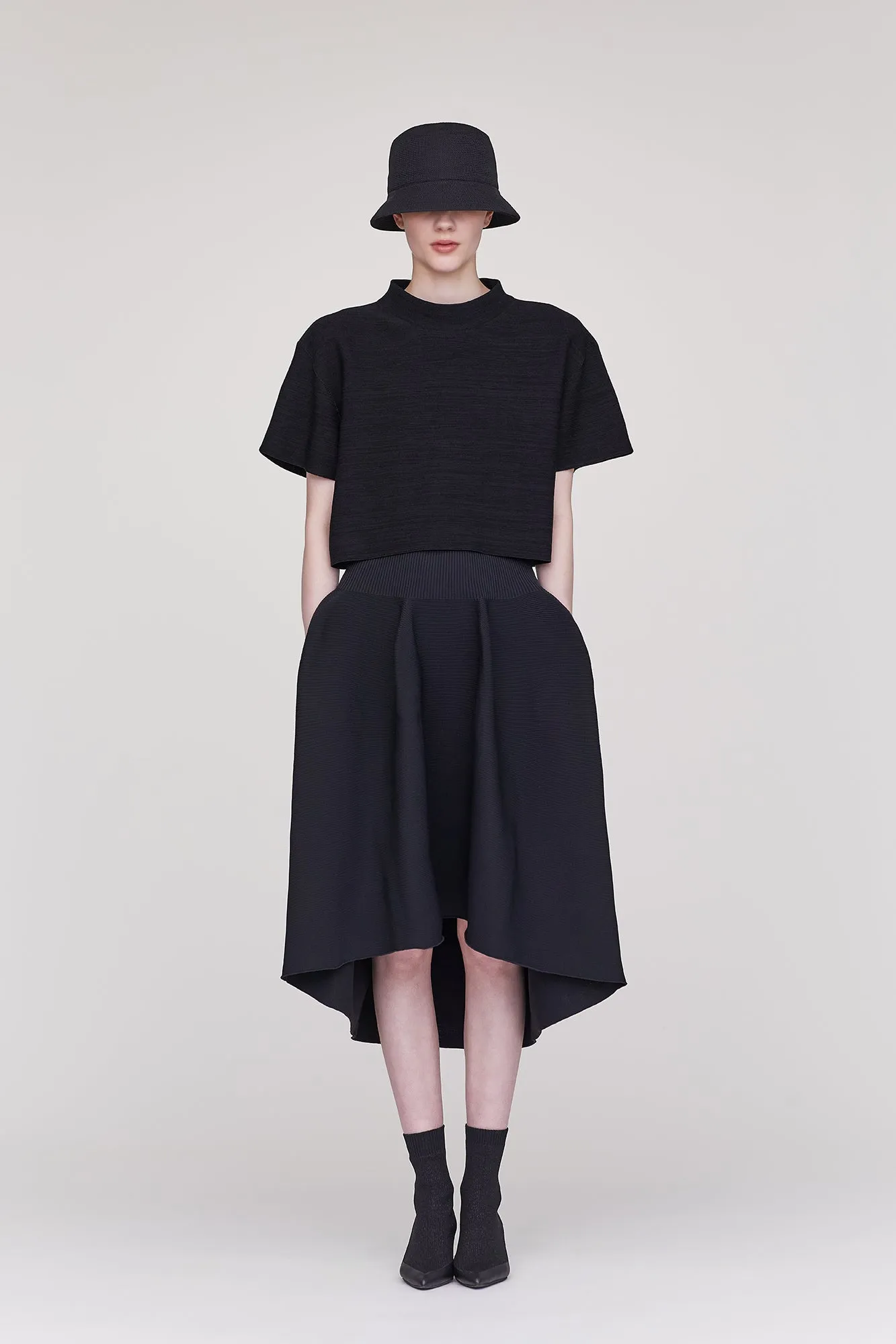 POTTERY ROUNDED HEM SKIRT sold by CFCL Womens product image thumbnail 4