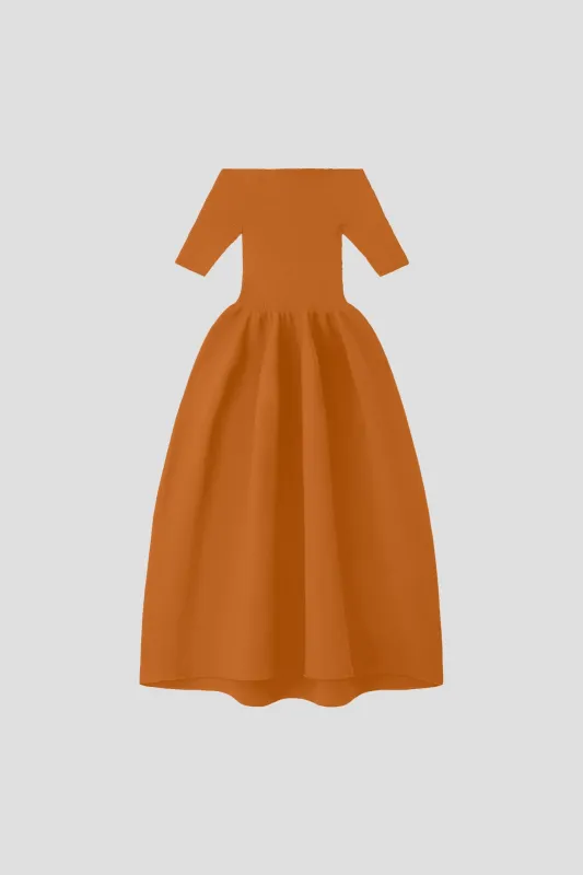 POTTERY HS OFF SHOULDER SHORT SLEEVE DRESS made by CFCL Womens