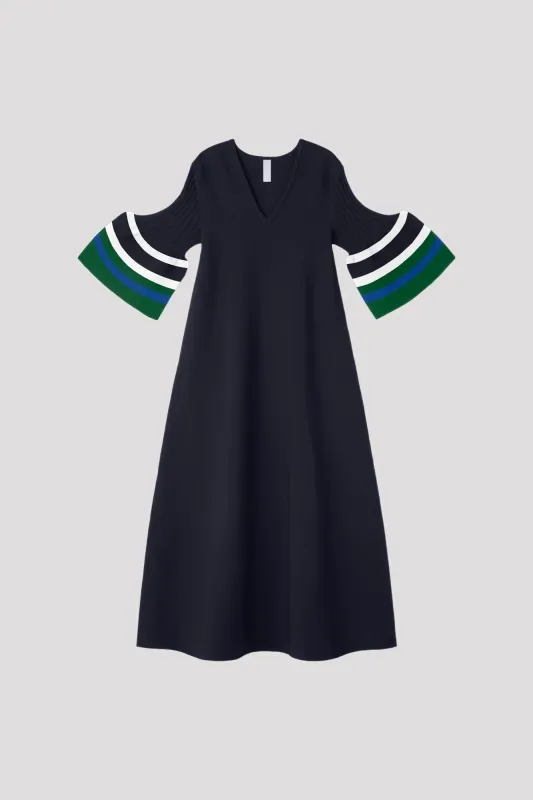 POTTERY SHORT BELL SLEEVE FLARE DRESS made by CFCL Womens