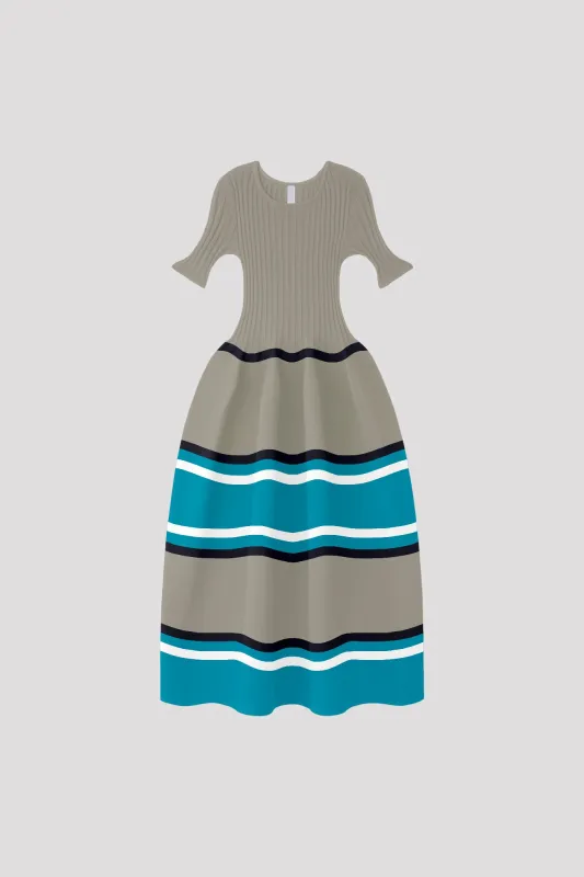 POTTERY SHORT SLEEVE DRESS made by CFCL Womens