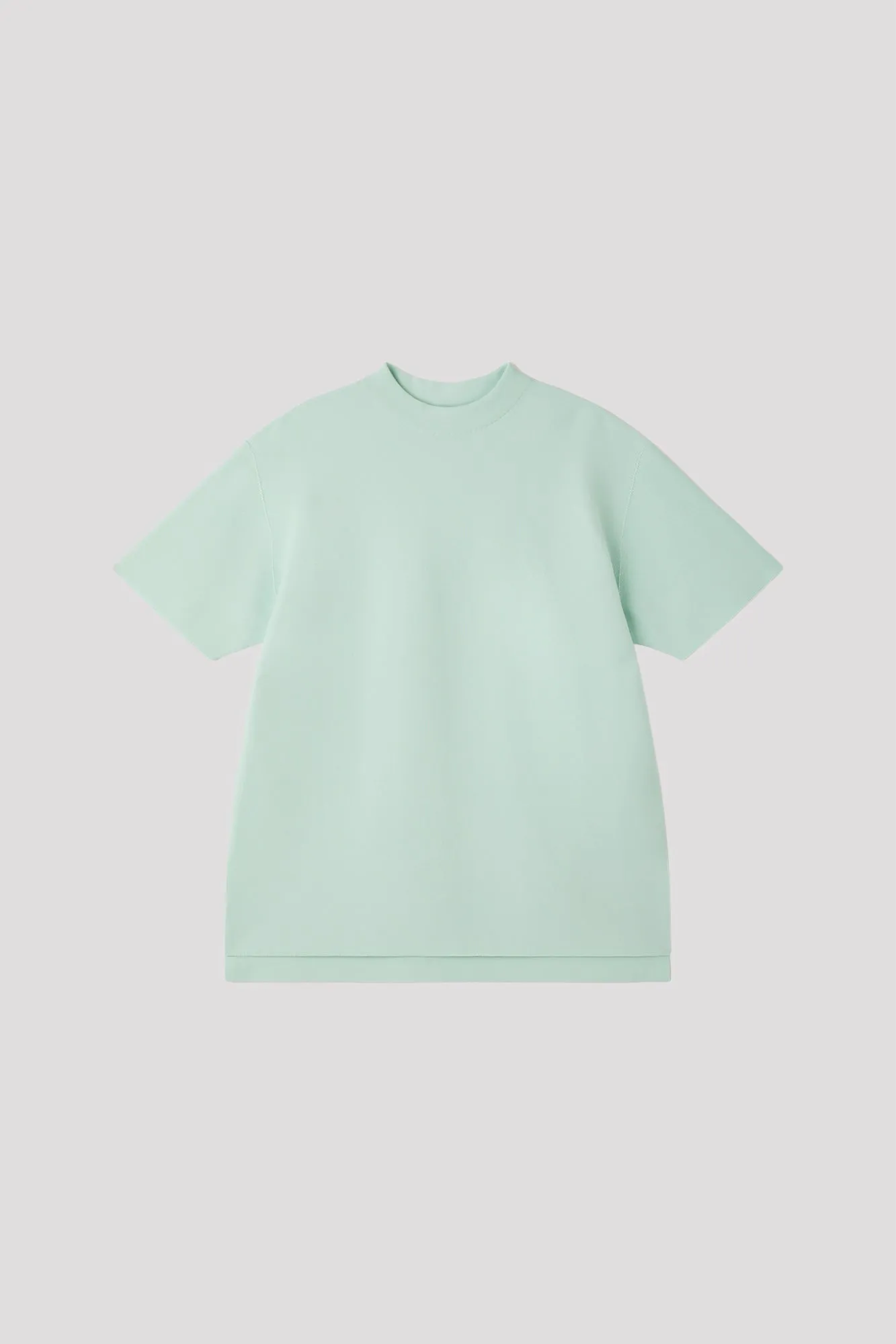 GARTER MOCKNECK SHORT SLEEVE TEE SHIRT sold by CFCL Womens