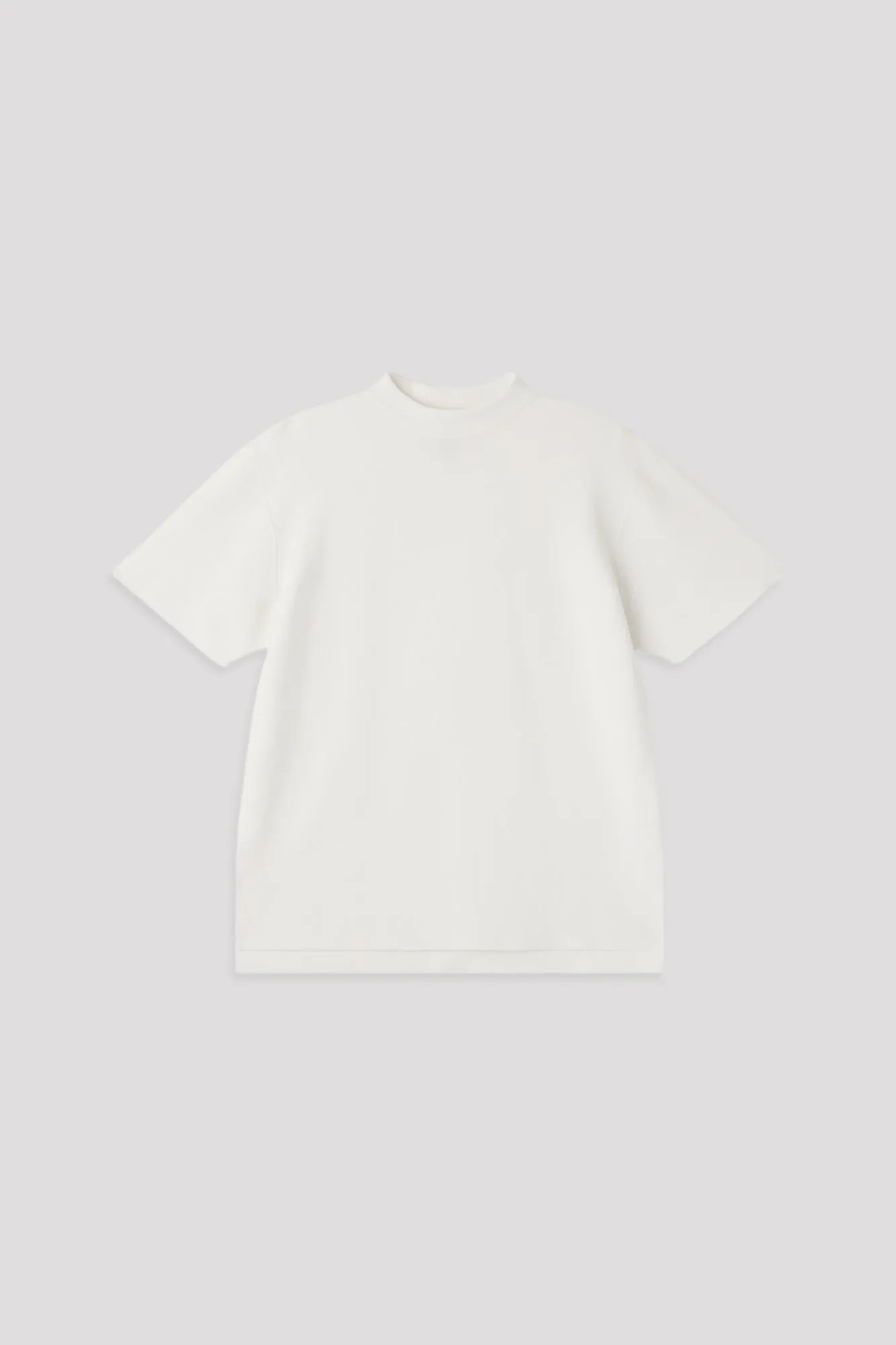 GARTER MOCKNECK SHORT SLEEVE TEE SHIRT sold by CFCL Womens product image thumbnail 3