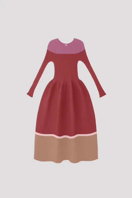 POTTERY LONG SLEEVE DRESS made by CFCL Womens