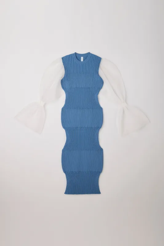 FLUTED LUCENT MARIE SLEEVE DRESS made by CFCL Womens