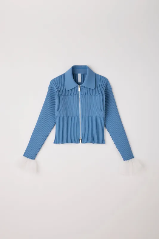 【2027年1月上旬頃配送】FLUTED LUCENT SHIRT CARDIGAN made by CFCL Womens