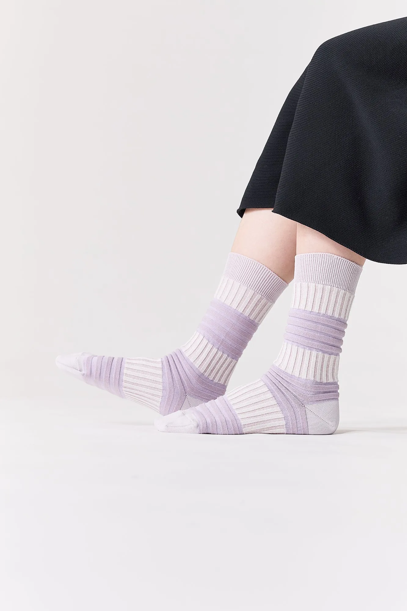 GARTER RIB SOCKS sold by CFCL Womens product image thumbnail 3