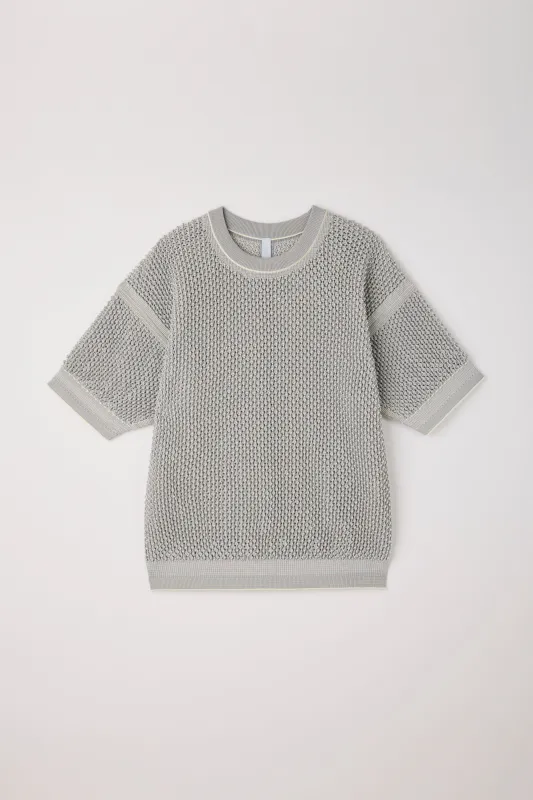 【2027年1月上旬頃配送】LATTICE SHORT SLEEVE TEE SHIRT made by CFCL Womens