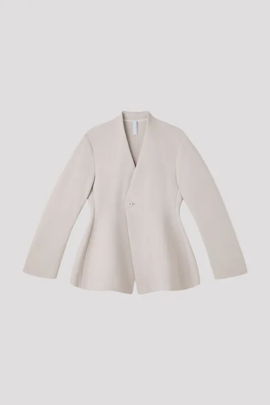 MILAN COLLARLESS FLARE JACKET made by CFCL Womens