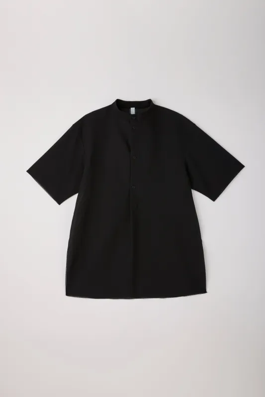 TC MILAN WRAP FRONT SHORT SLEEVE PULLOVER SHIRT made by CFCL Womens