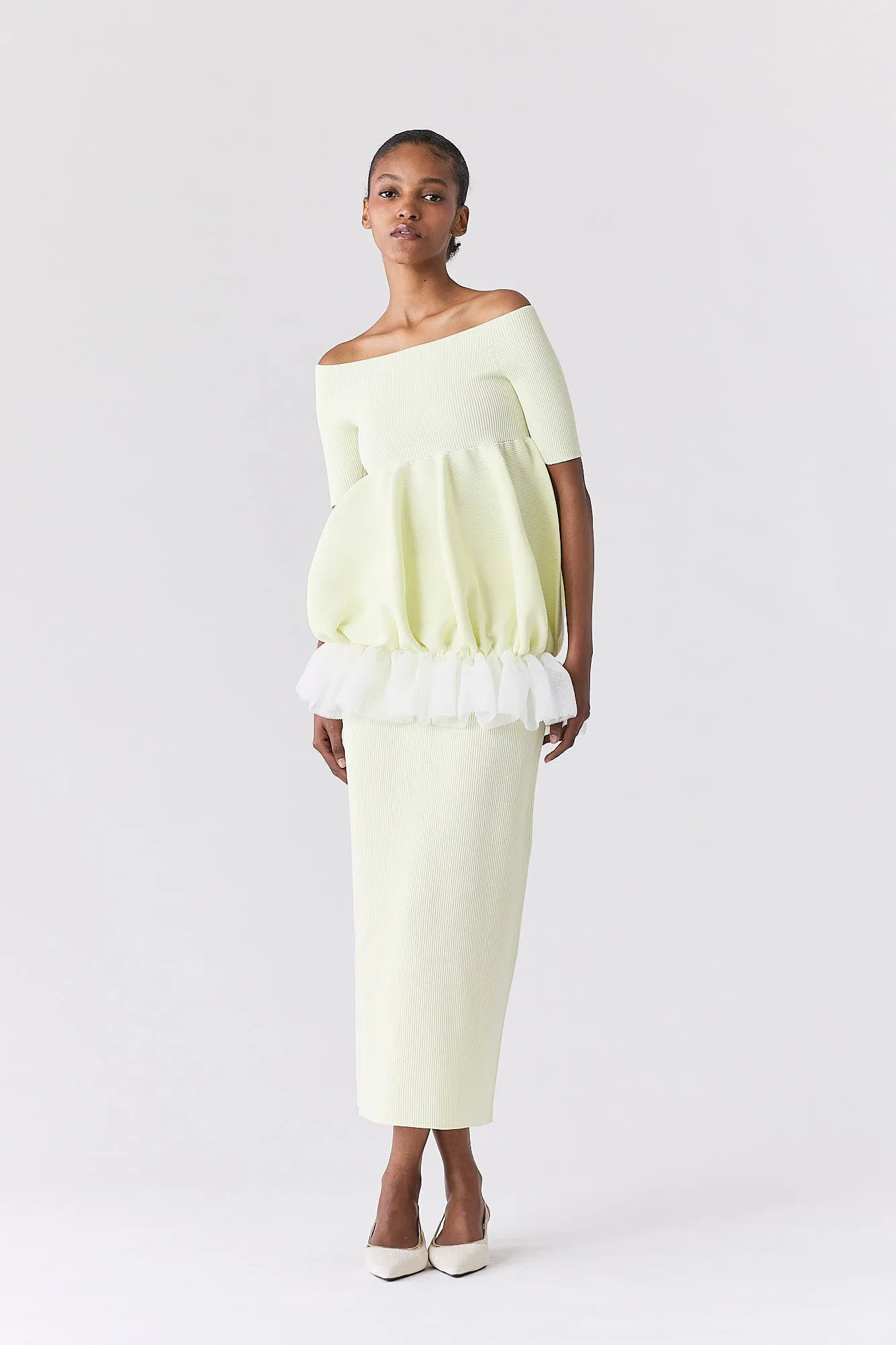 【2027年4月上旬頃配送】GATHERED POTTERY LUCENT HS OFF SHOULDER TOP sold by CFCL Womens product image thumbnail 4
