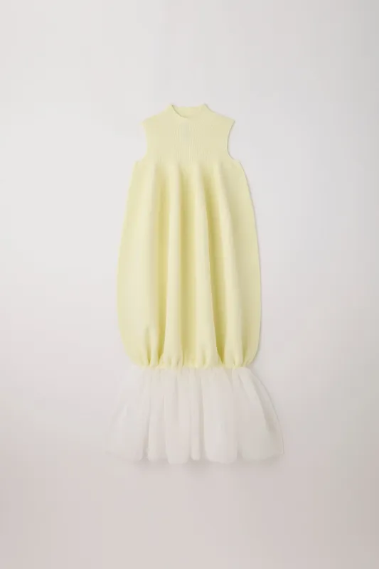【2027年4月上旬頃配送】GATHERED POTTERY LUCENT SLEEVELESS BUST FLARE DRESS made by CFCL Womens