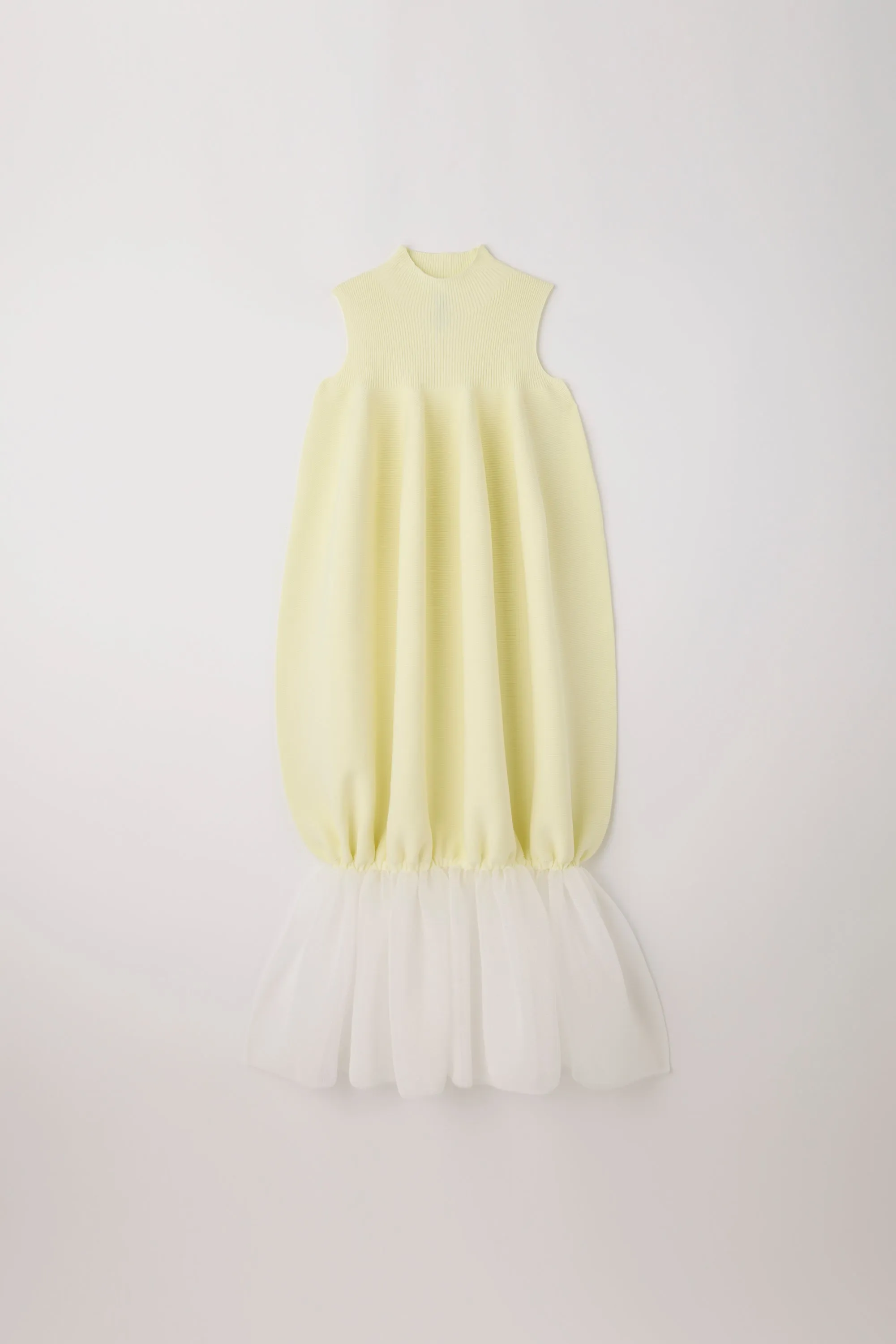 【2027年4月上旬頃配送】GATHERED POTTERY LUCENT SLEEVELESS BUST FLARE DRESS sold by CFCL Womens