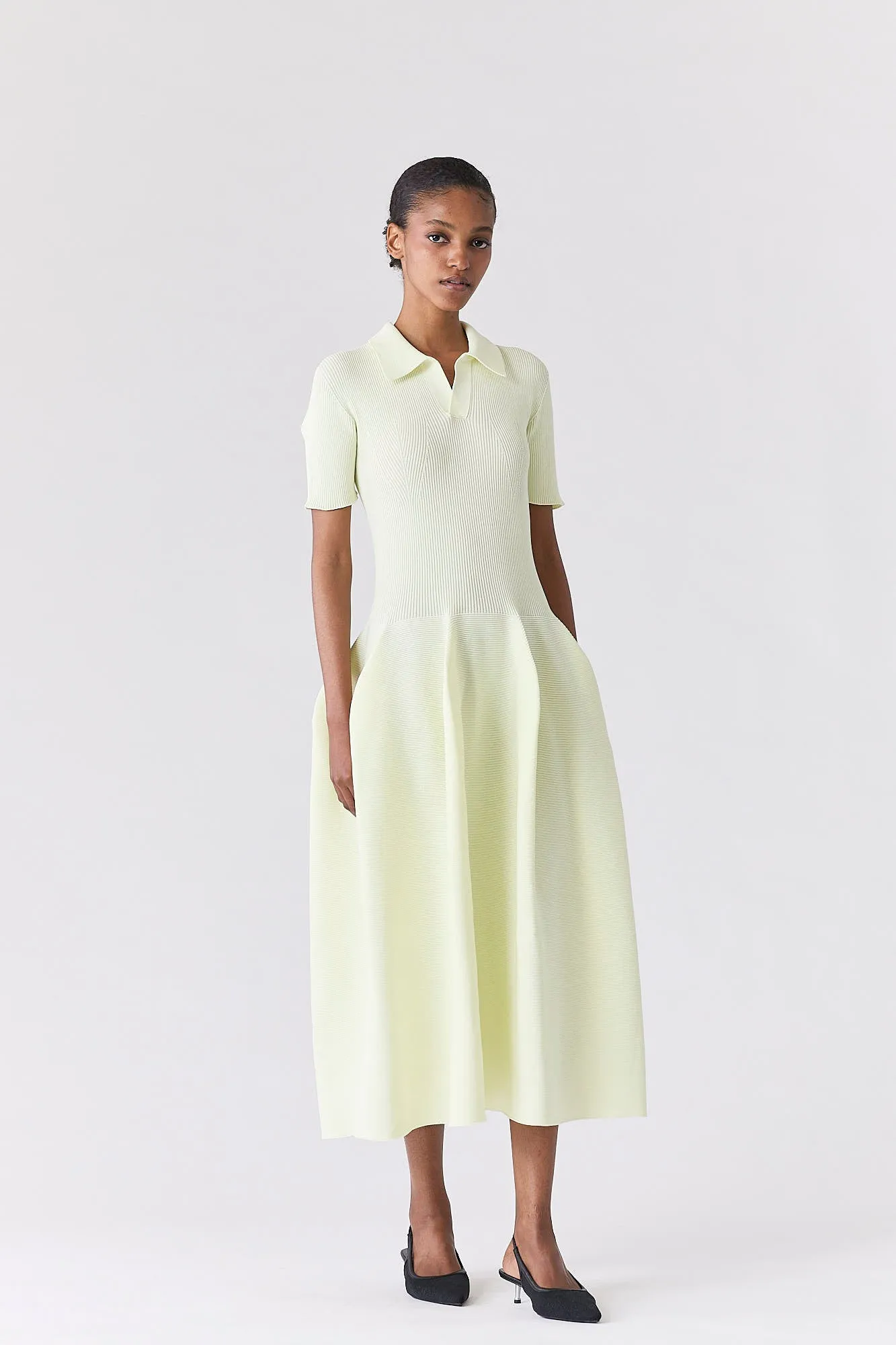 【2027年4月上旬頃配送】POTTERY SHORT SLEEVE POLO DRESS sold by CFCL Womens product image thumbnail 4
