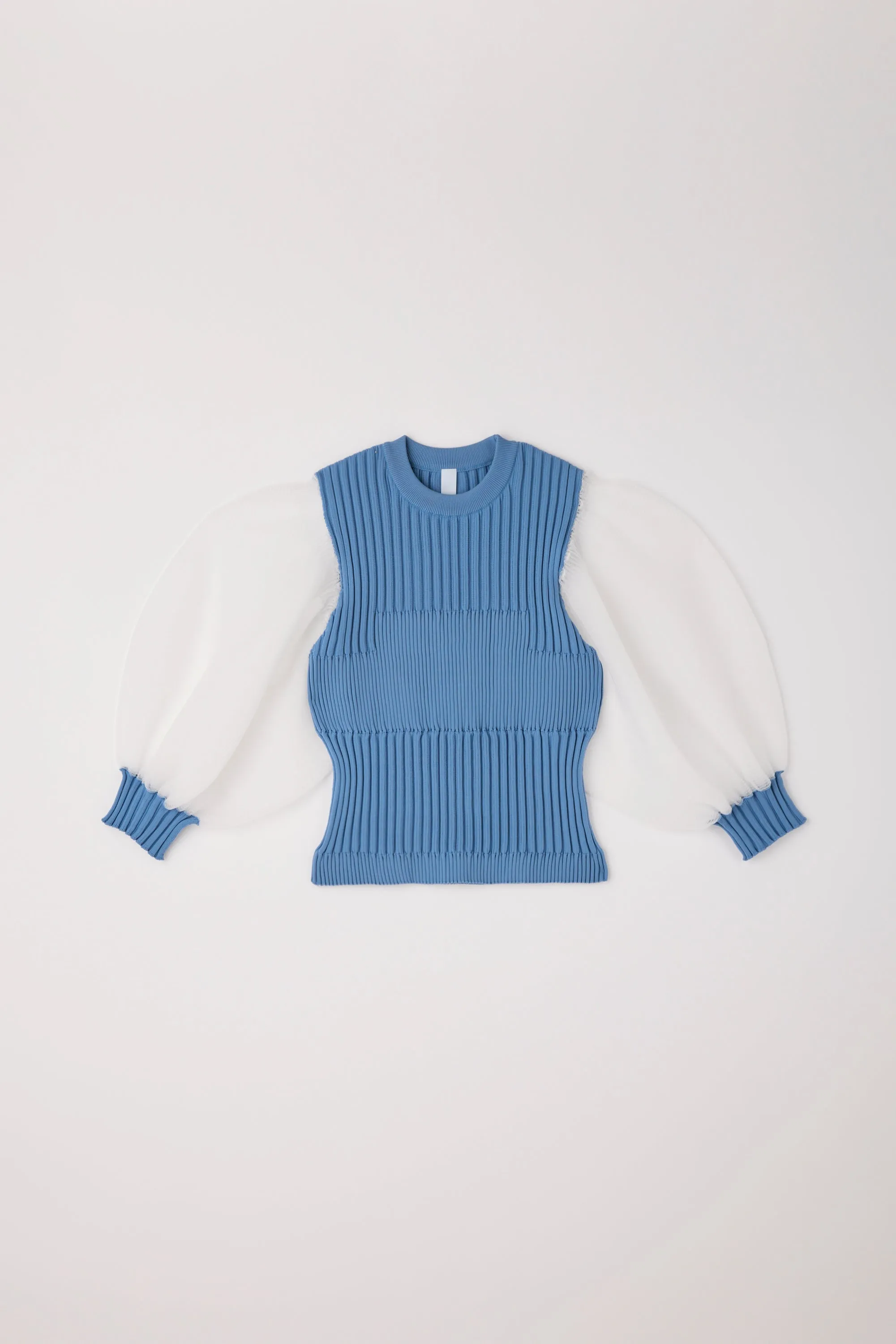 【2027年1月上旬頃配送】FLUTED LUCENT SHORT PUFF SLEEVE TOP sold by CFCL Womens
