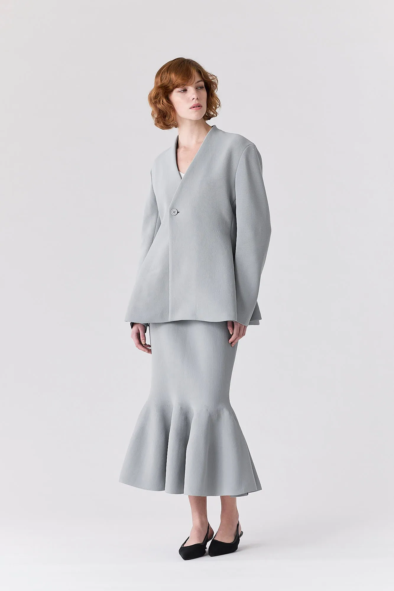 【2027年1月上旬頃配送】MILAN COLLARLESS FLARE JACKET sold by CFCL Womens product image thumbnail 5