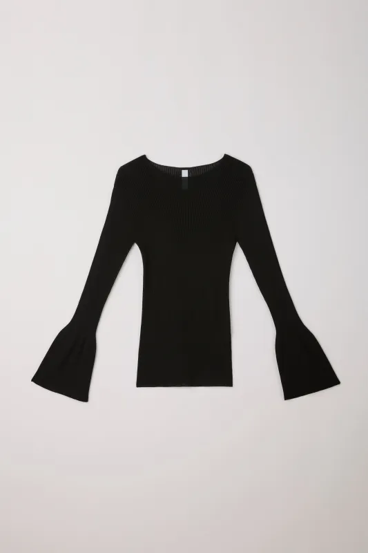 【2027年1月上旬頃配送】SOFT PORTRAIT LONG BELL SLEEVE TOP made by CFCL Womens