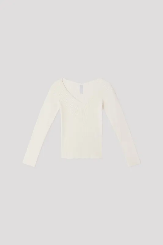 【2027年2月上旬頃配送】PORTRAIT V-NECK LONG SLEEVE TOP made by CFCL Womens