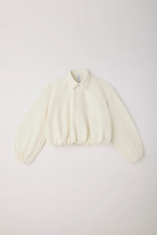 【2027年2月上旬頃配送】SOFT MILAN GATHERED SHIRT BLOUSON made by CFCL Womens
