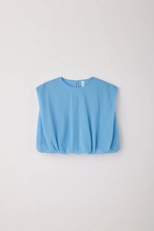 【2027年3月上旬頃配送】OVERWRAPPED TC LUCENT CROPPED SLEEVELESS TOP made by CFCL Womens