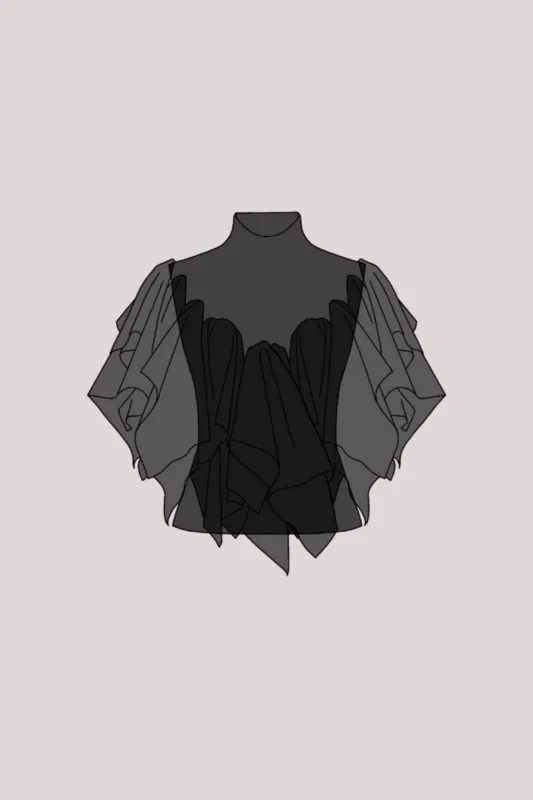 【2027年4月上旬頃配送】HANDKERCHIEF LUCENT TOP made by CFCL Womens