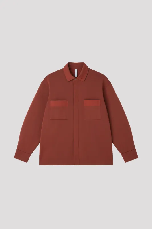 SOFT MILAN COVERED PLACKET SHIRT made by CFCL Womens