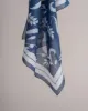 Bandana Scarf - Blue and White Print Cotton sold by Paolo Albizzati