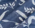 Bandana Scarf - Blue and White Print Cotton sold by Paolo Albizzati