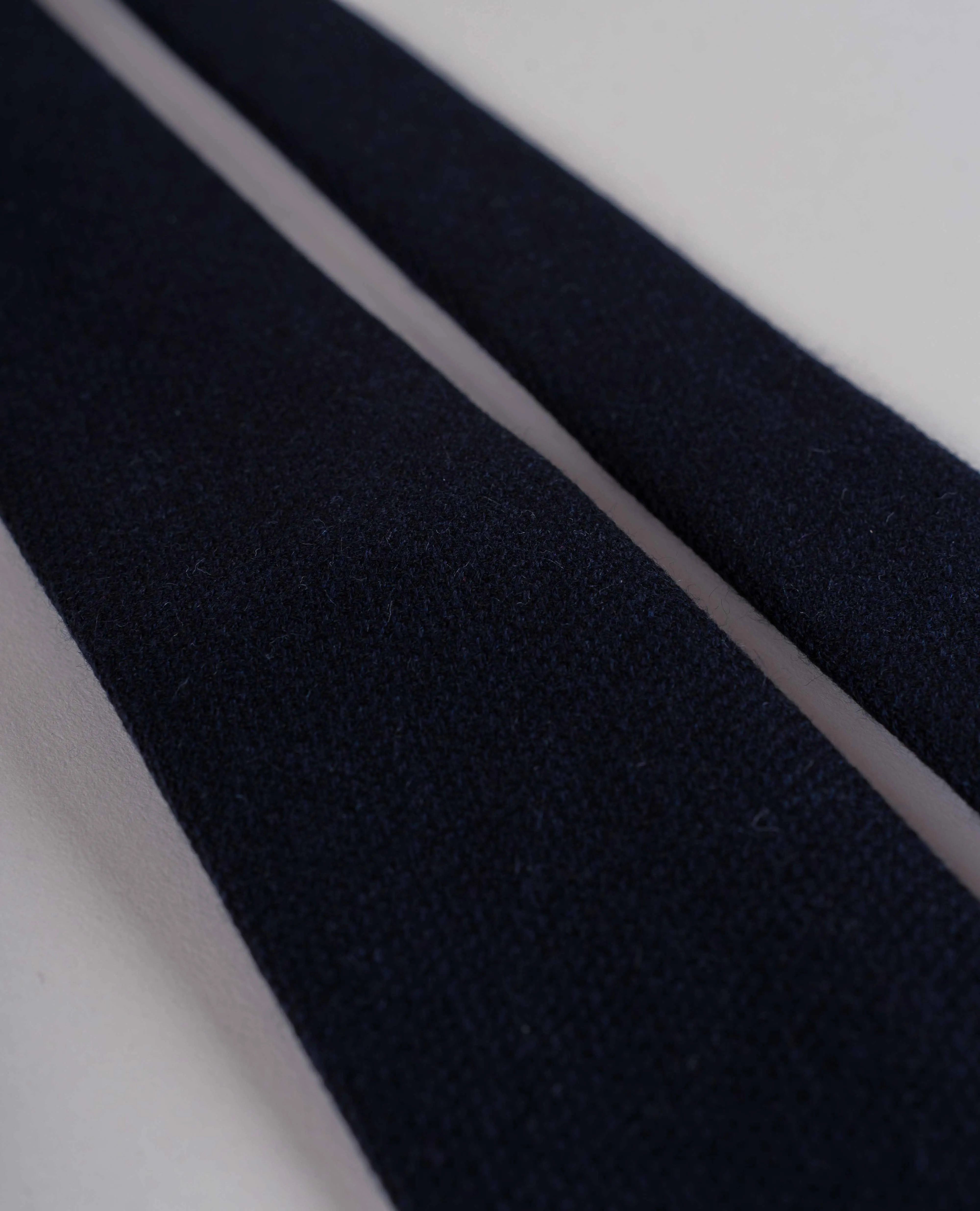 Cashmere Tie - Navy Blue Solid sold by Paolo Albizzati product image thumbnail 4