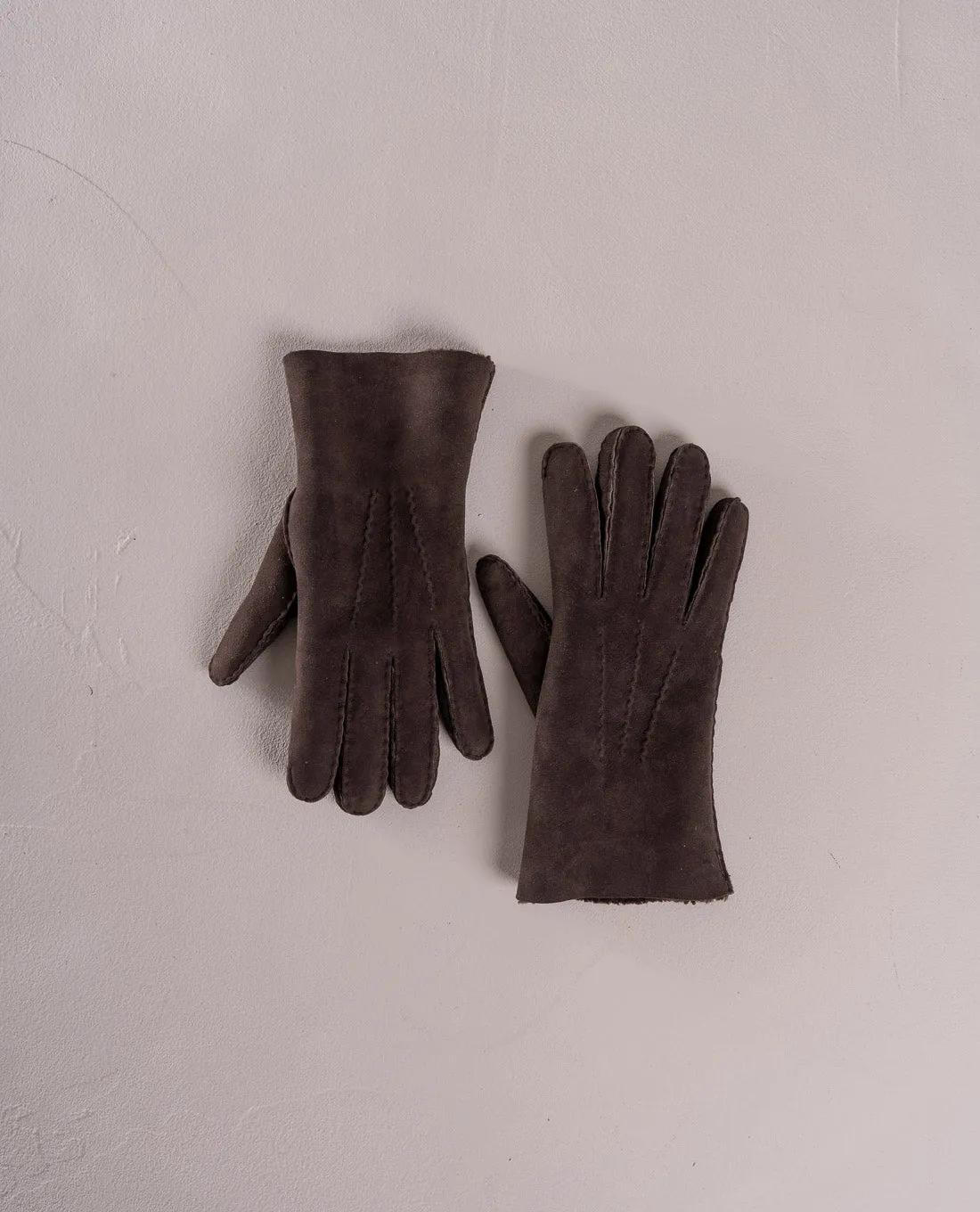 Handmade Shearling Gloves - Brown sold by Paolo Albizzati product image thumbnail 5