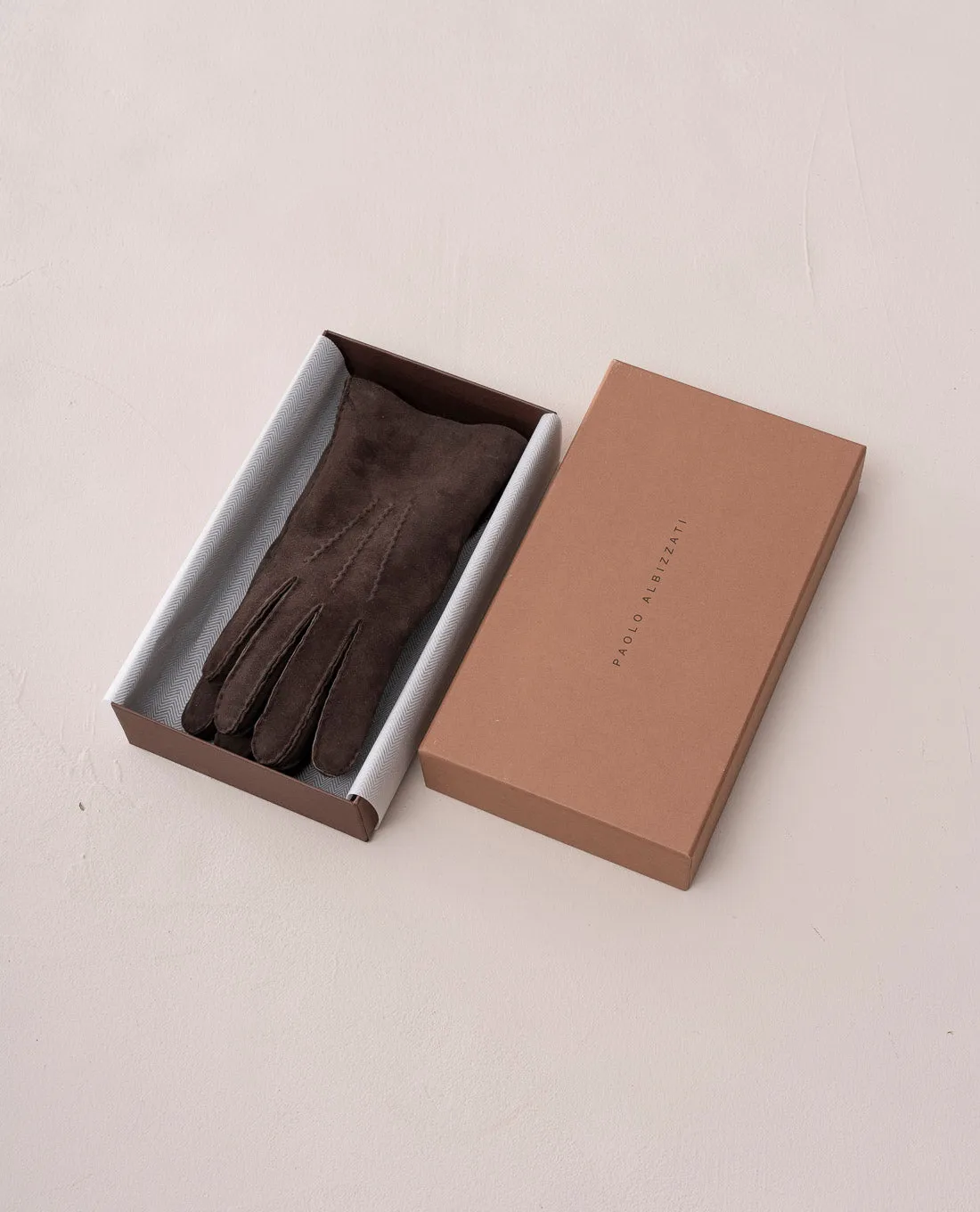 Handmade Shearling Gloves - Brown sold by Paolo Albizzati product image thumbnail 4