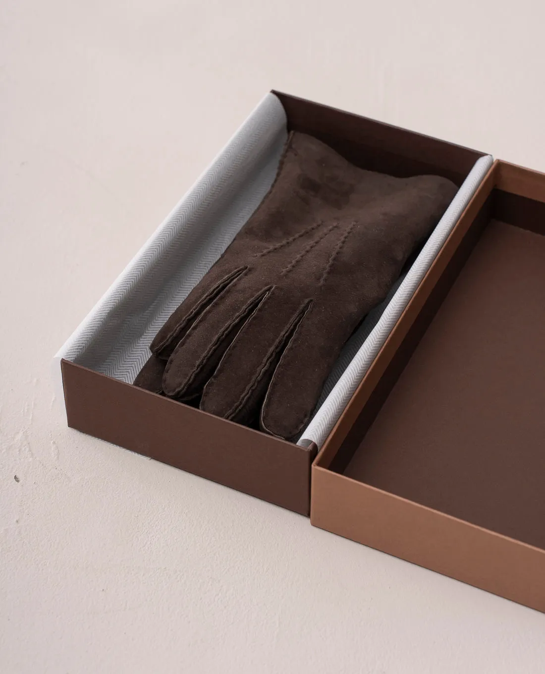 Handmade Shearling Gloves - Brown sold by Paolo Albizzati product image thumbnail 3