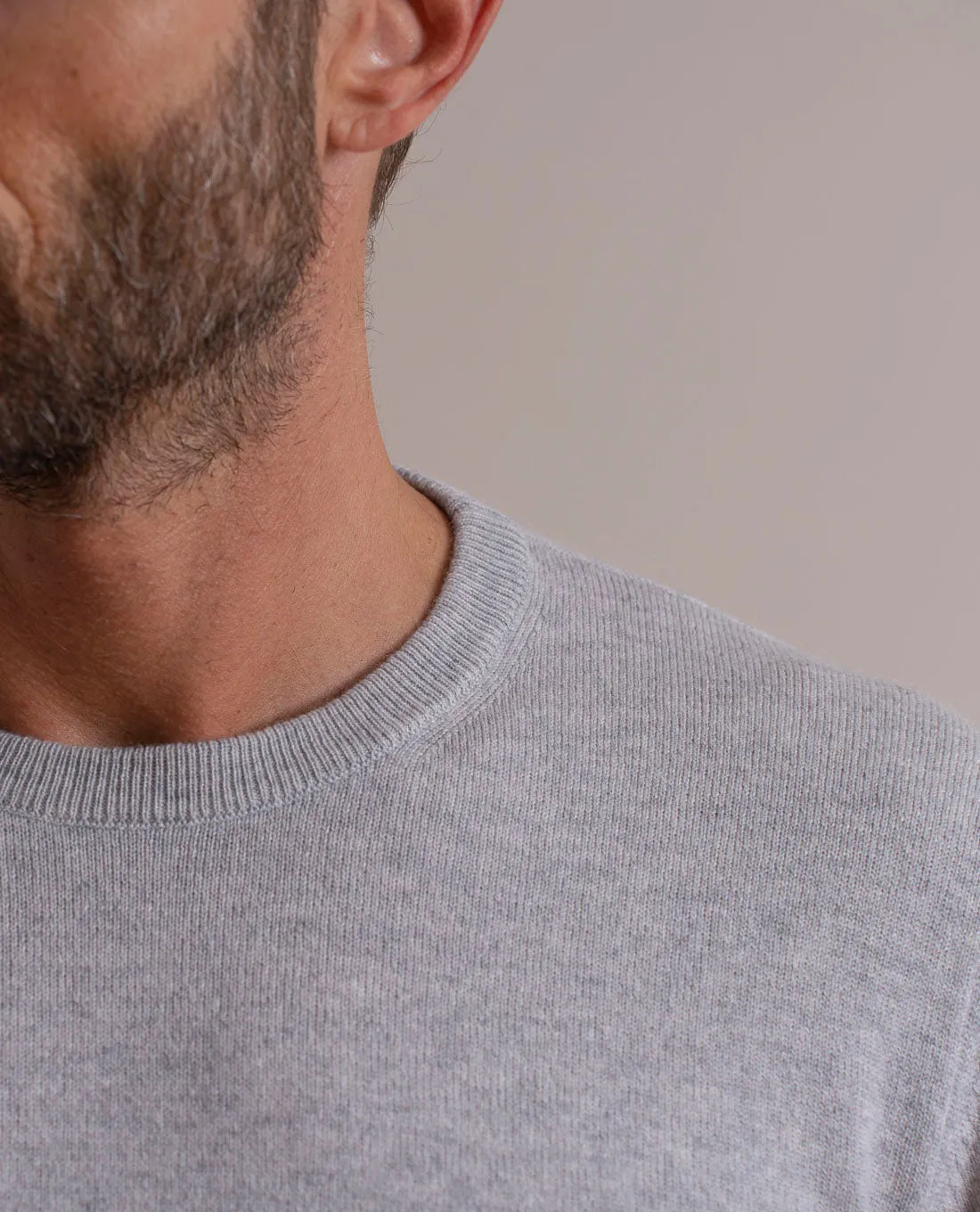 Pure Cashmere Sweater - Grey Melange sold by Paolo Albizzati product image thumbnail 5