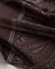 Soft Wool Scarf - Brown Paisley Print sold by Paolo Albizzati