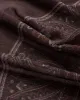 Soft Wool Scarf - Brown Paisley Print sold by Paolo Albizzati