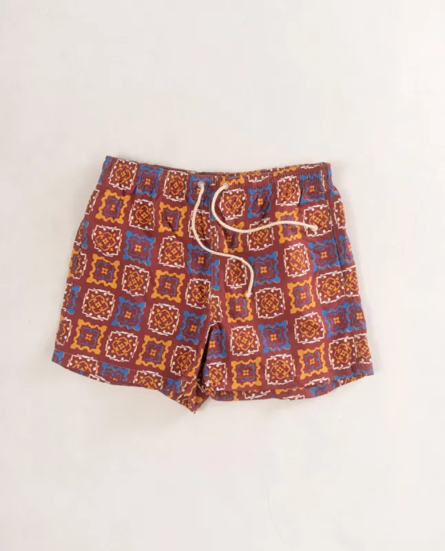 Swim Shorts Amalfi - Burgundy sold by Paolo Albizzati