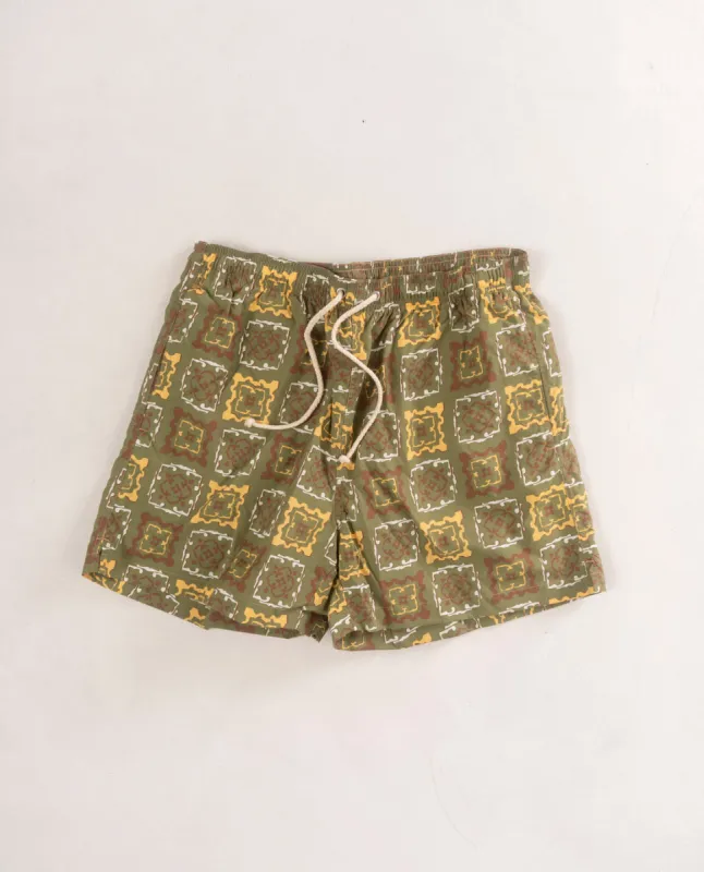 Swim Shorts Amalfi - Khaki Green sold by Paolo Albizzati