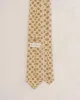 Shappe Silk Tie-Pale Yellow and Green Medallion Print sold by Paolo Albizzati