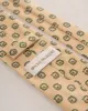Shappe Silk Tie-Pale Yellow and Green Medallion Print sold by Paolo Albizzati