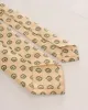 Shappe Silk Tie-Pale Yellow and Green Medallion Print sold by Paolo Albizzati