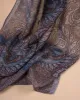 Printed Soft Wool Scarf - Brown and Burgundy Paisley Print sold by Paolo Albizzati