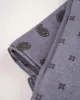 Printed Soft Wool Scarf - Grey Paisley sold by Paolo Albizzati